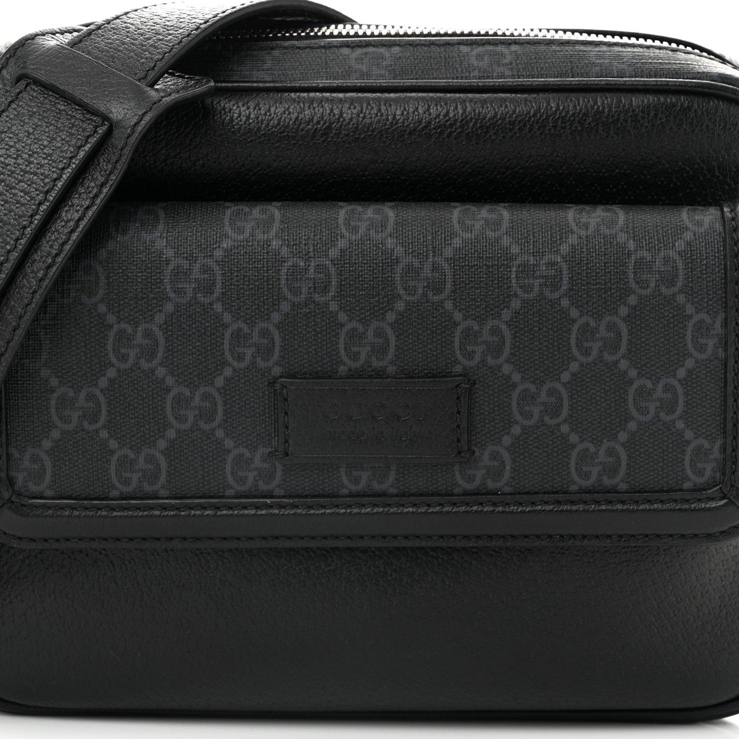 GG Supreme Monogram Small Crossbody Bag Black