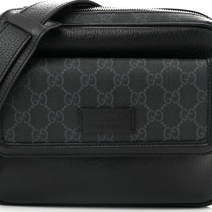Gucci GG Supreme Monogram Small Crossbody Bag Black 8 of 10