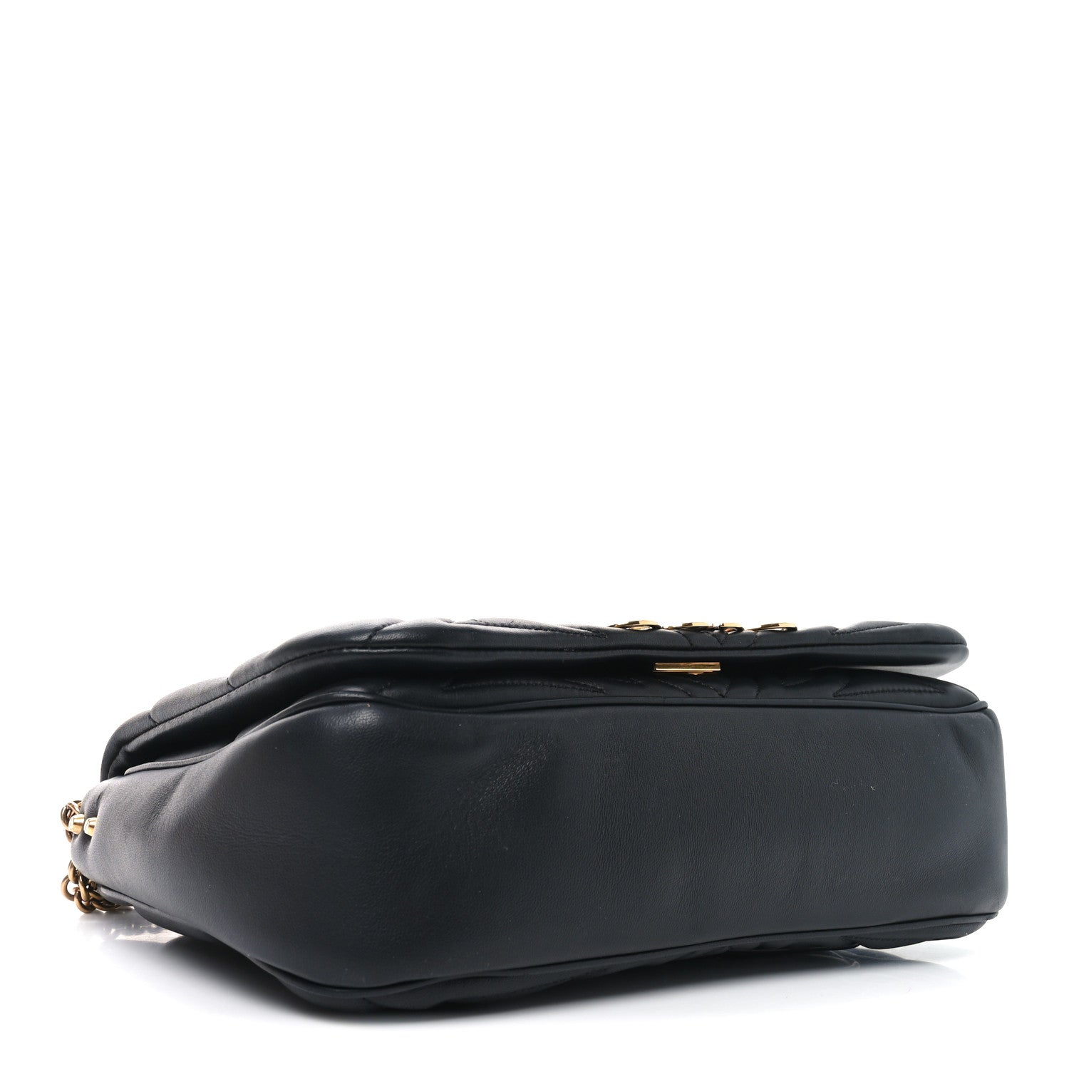 Alexander McQueen Calfskin Quilted The Seal Chain Shoulder Bag Black 4 of 9