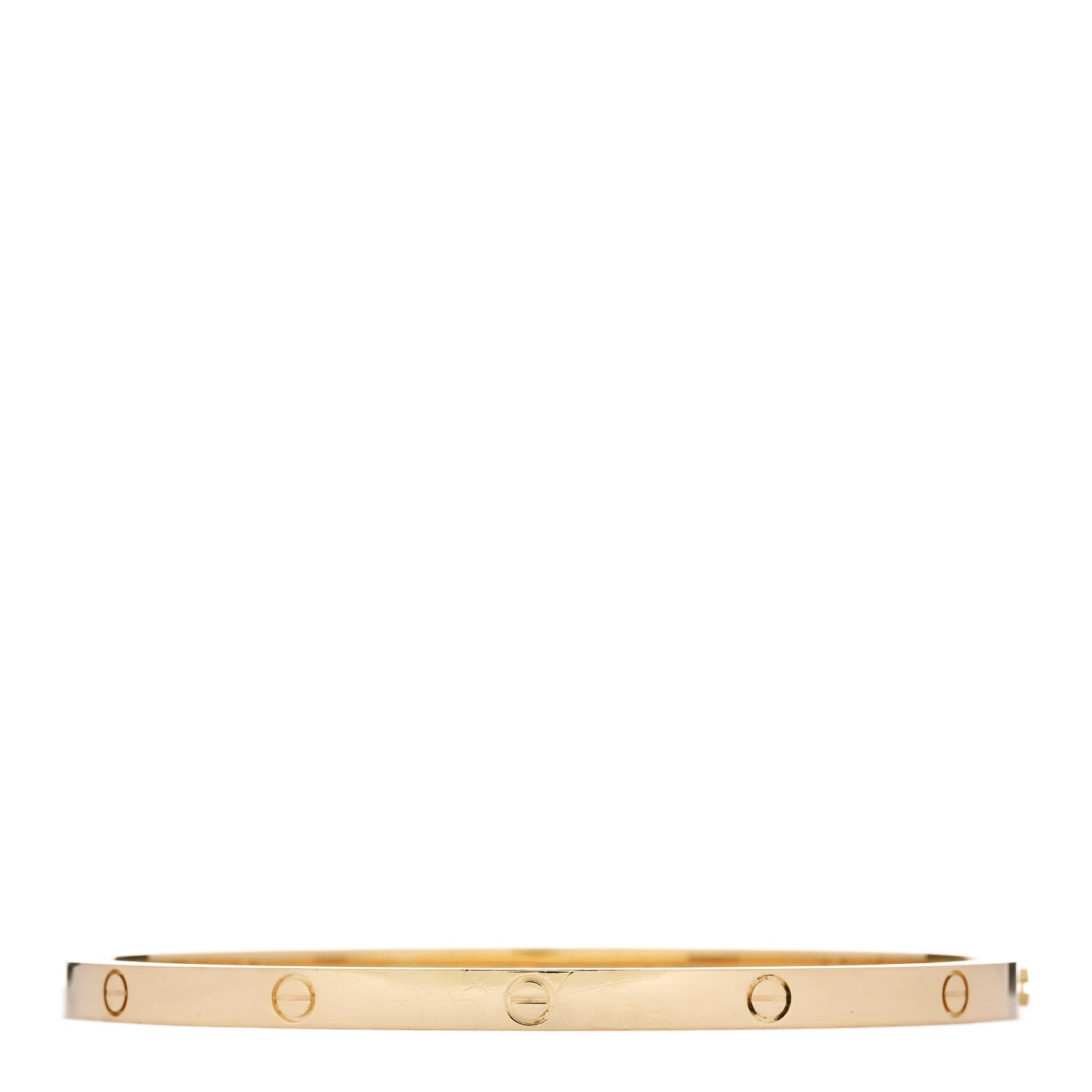 Cartier 18K Yellow Gold Small LOVE Bracelet 17 1 of 9