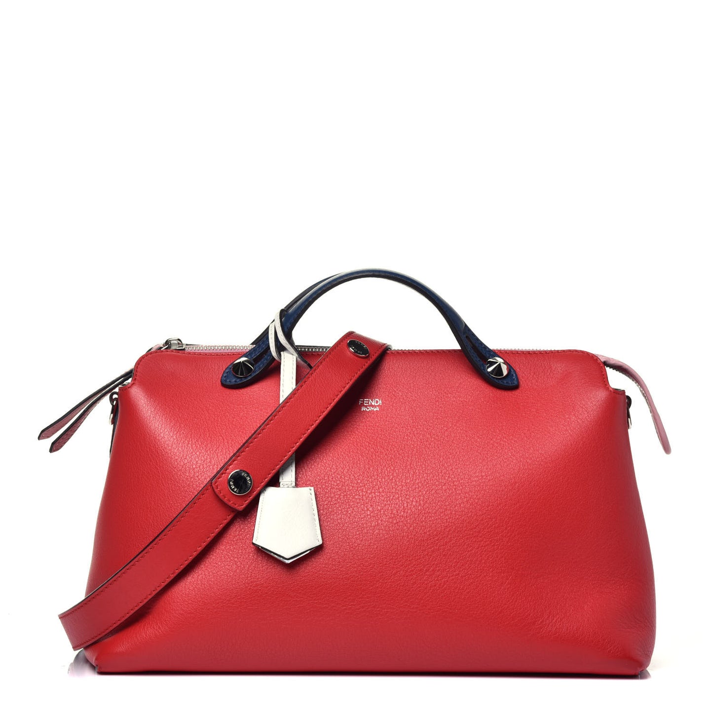 Vitello Dolce 4 Color Large By The Way Boston Bag Caipiroska Blue Multicolor