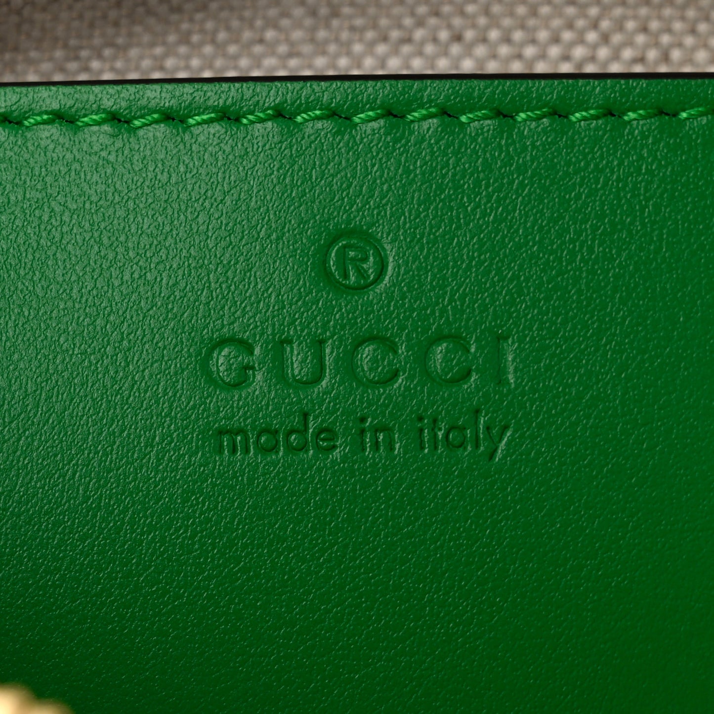 Calfskin GG Matelasse Shoulder Bag Spring Green Natural