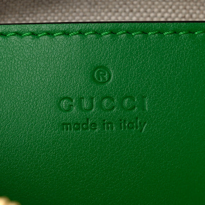 Gucci Calfskin GG Matelasse Shoulder Bag Spring Green Natural 6 of 10