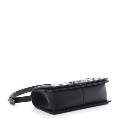 Chanel Calfskin Quilted Medium Boy Flap Black 4 of 10