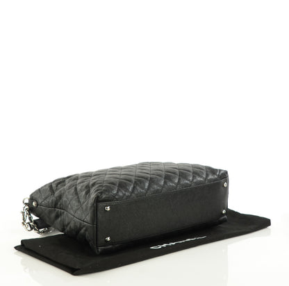 Chanel Caviar Quilted French Riviera Hobo Black 4 of 8