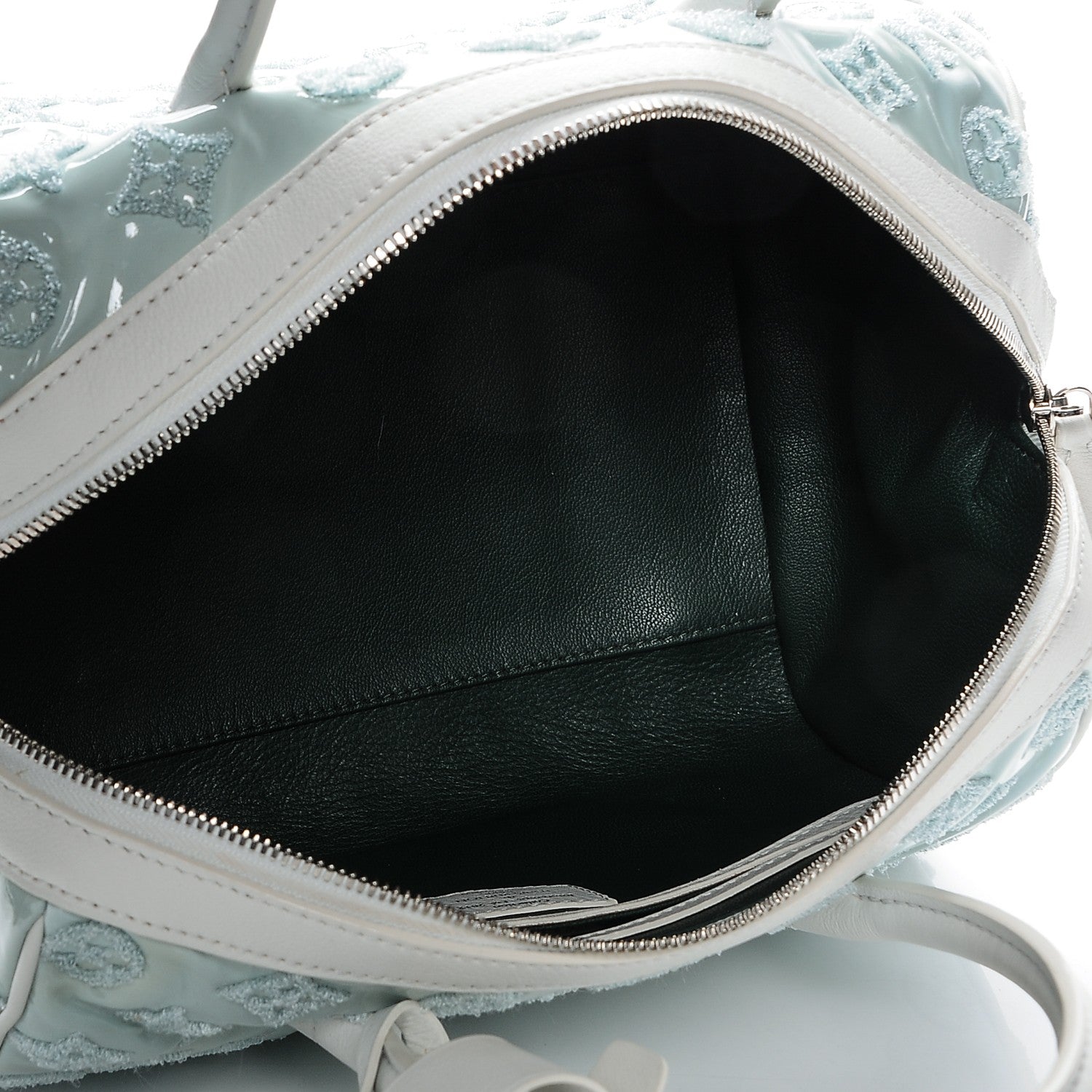 Louis Vuitton Monogram Bouclettes Speedy Round Mint 5 of 6