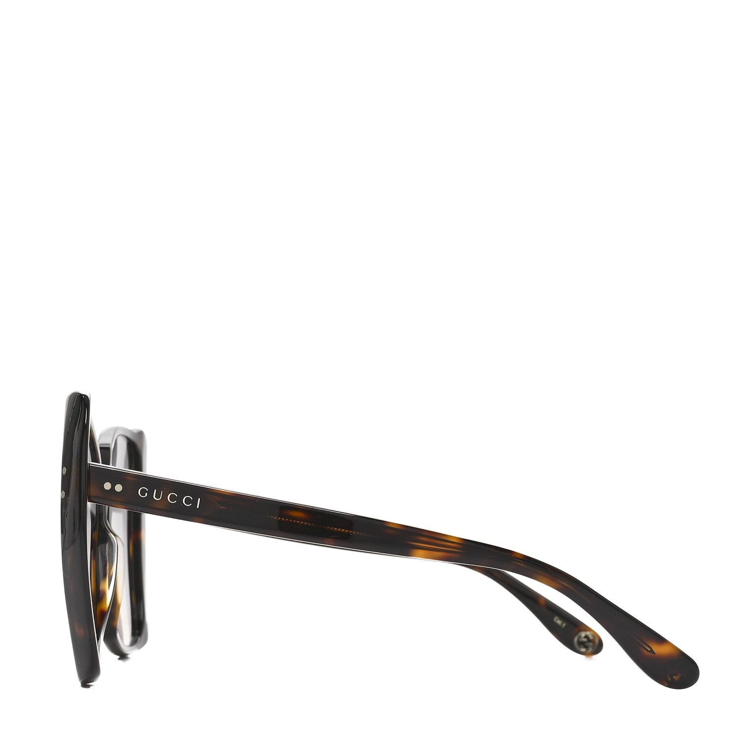 Gucci Acetate Oversize Square Frame GG0471S Sunglasses Tortoise 3 of 6