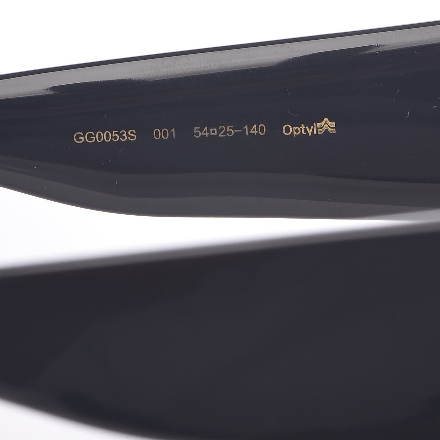 Acetate Square Frame Sunglasses GG0053S Black