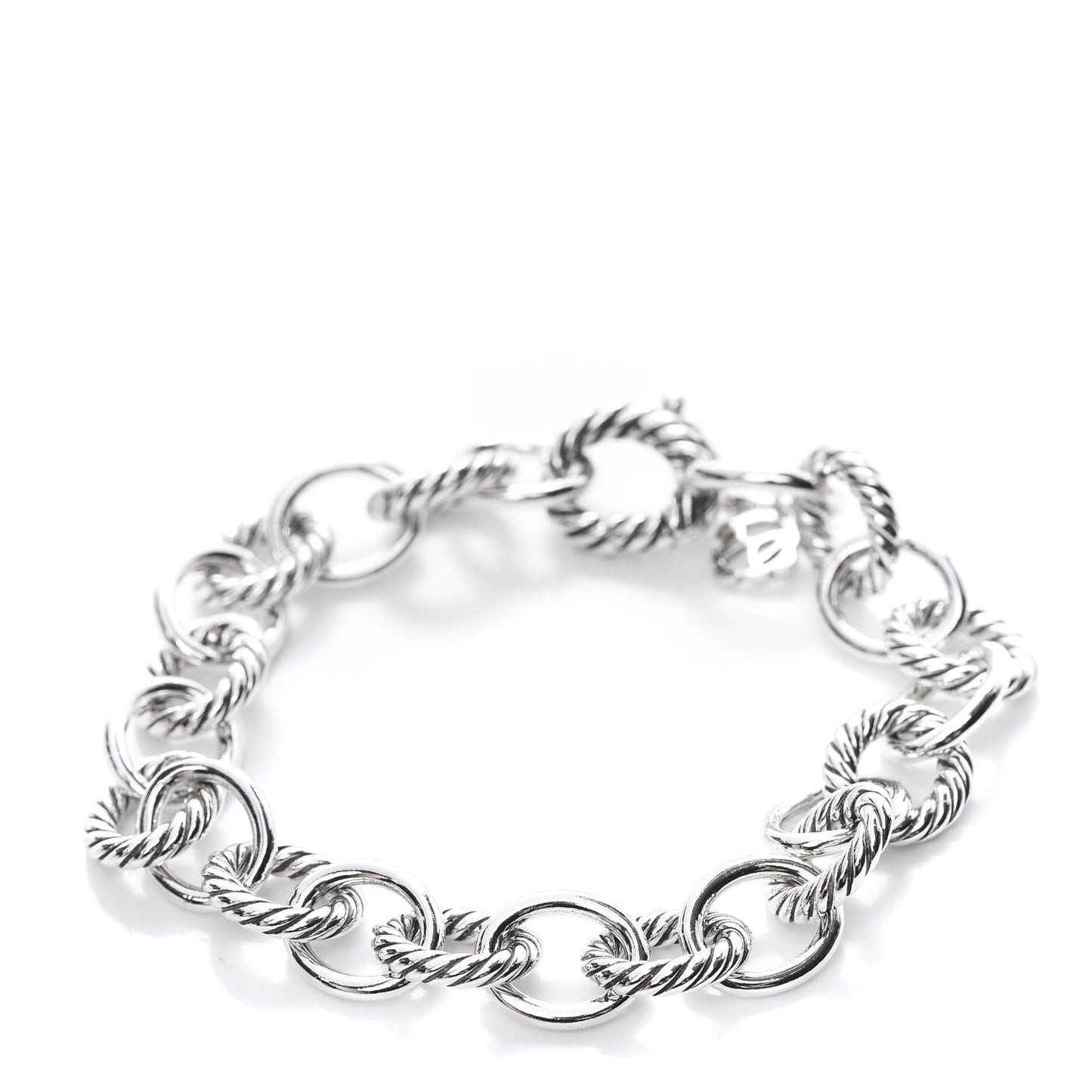 Sterling Silver 10mm Medium Oval Link Bracelet