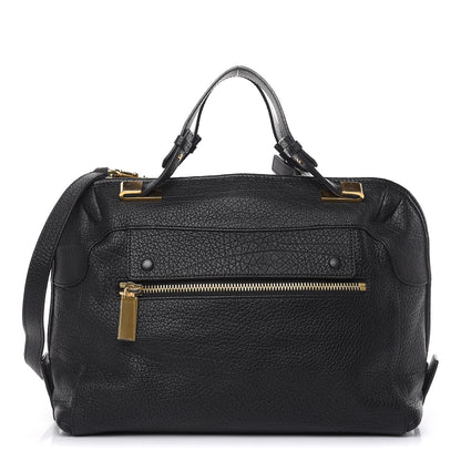 Chloe Grained Calfskin Brooke Satchel Black 1 of 10