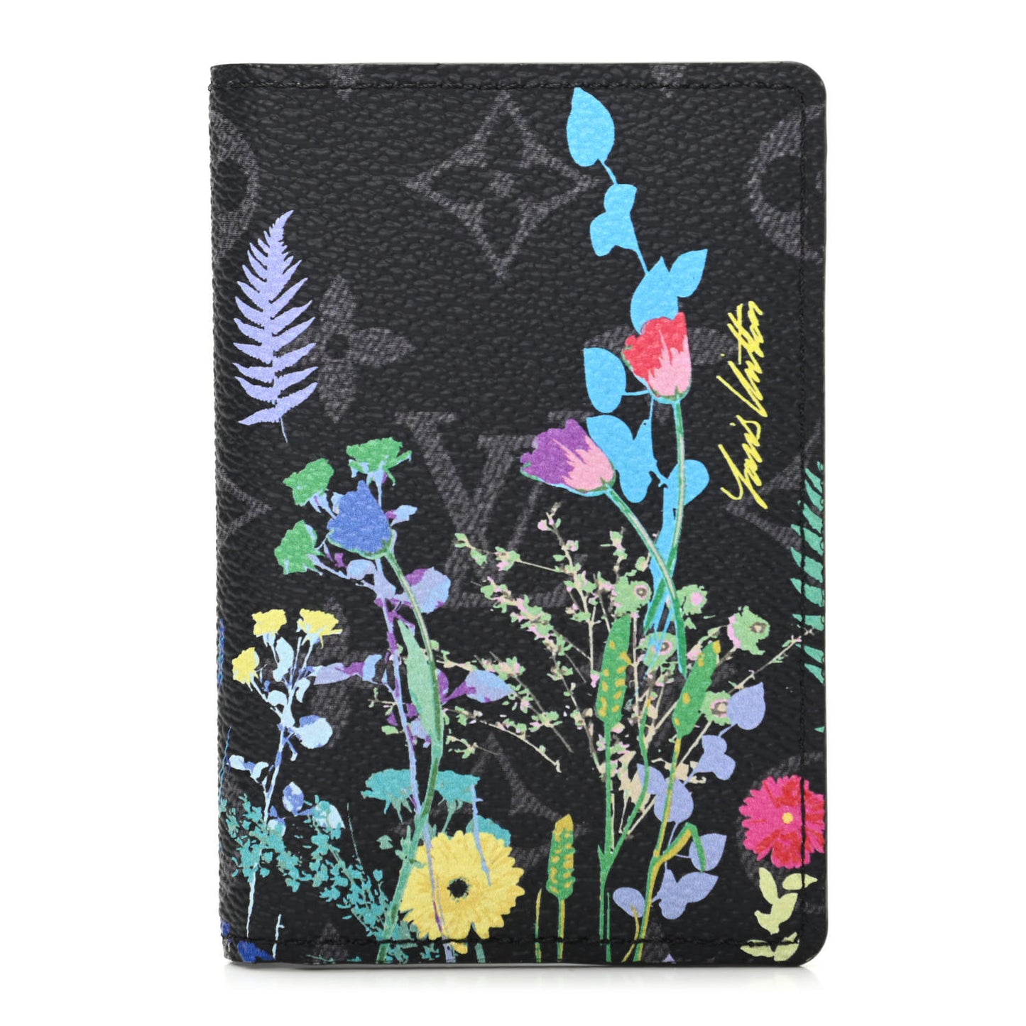 Monogram Eclipse Flower Print Pocket Organizer NM