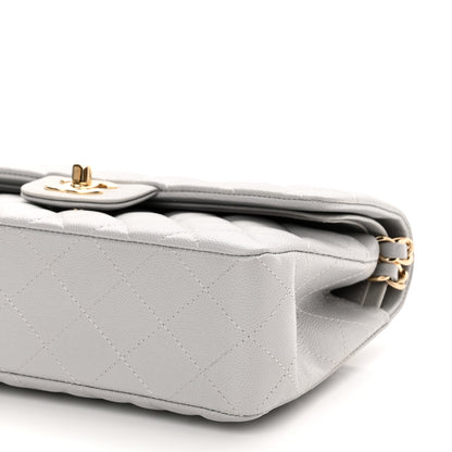Chanel Caviar Quilted Small Double Flap Grey 10 of 13