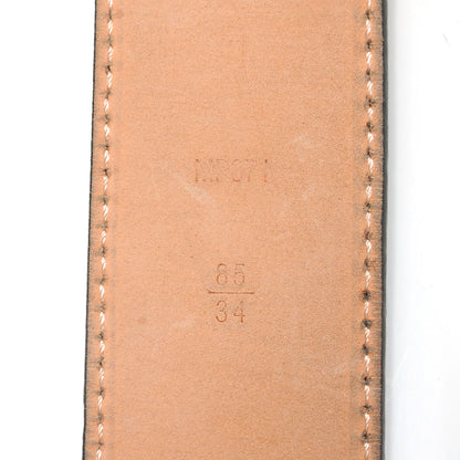 Louis Vuitton Patent Inventeur Rope Belt 85 34 8 of 10