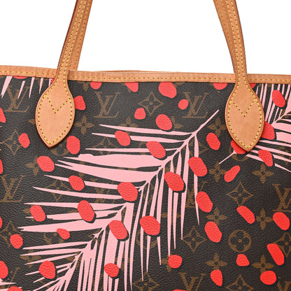 Louis Vuitton Monogram Jungle Dots Neo Neverfull MM Sugar Pink Poppy 7 of 9