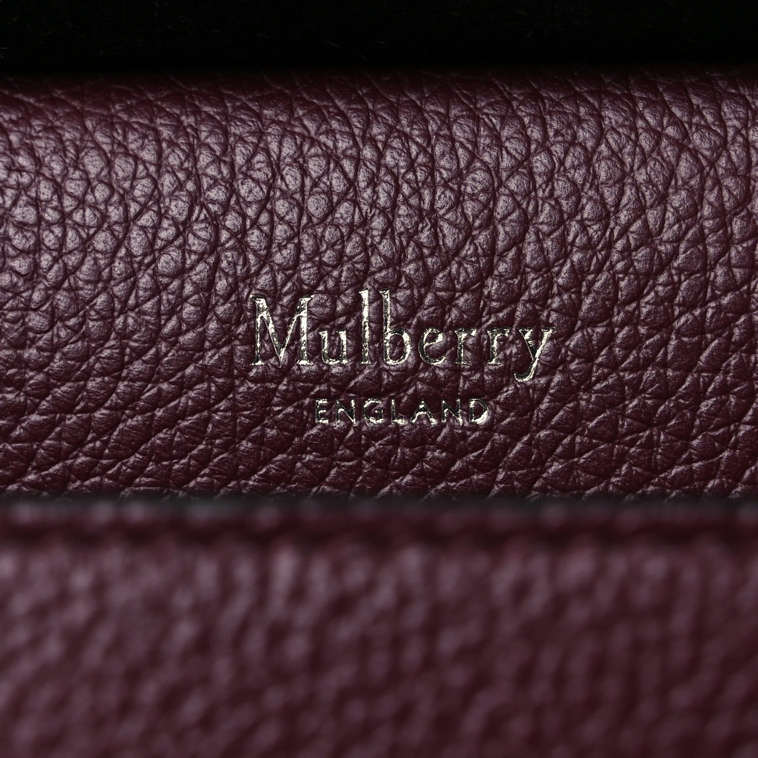 Mulberry Small Classic Grain Calfskin Antony Messenger Crossbody Black Cherry 6 of 13