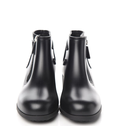 Chanel PVC CC Short Boots 38 Black 2 of 8