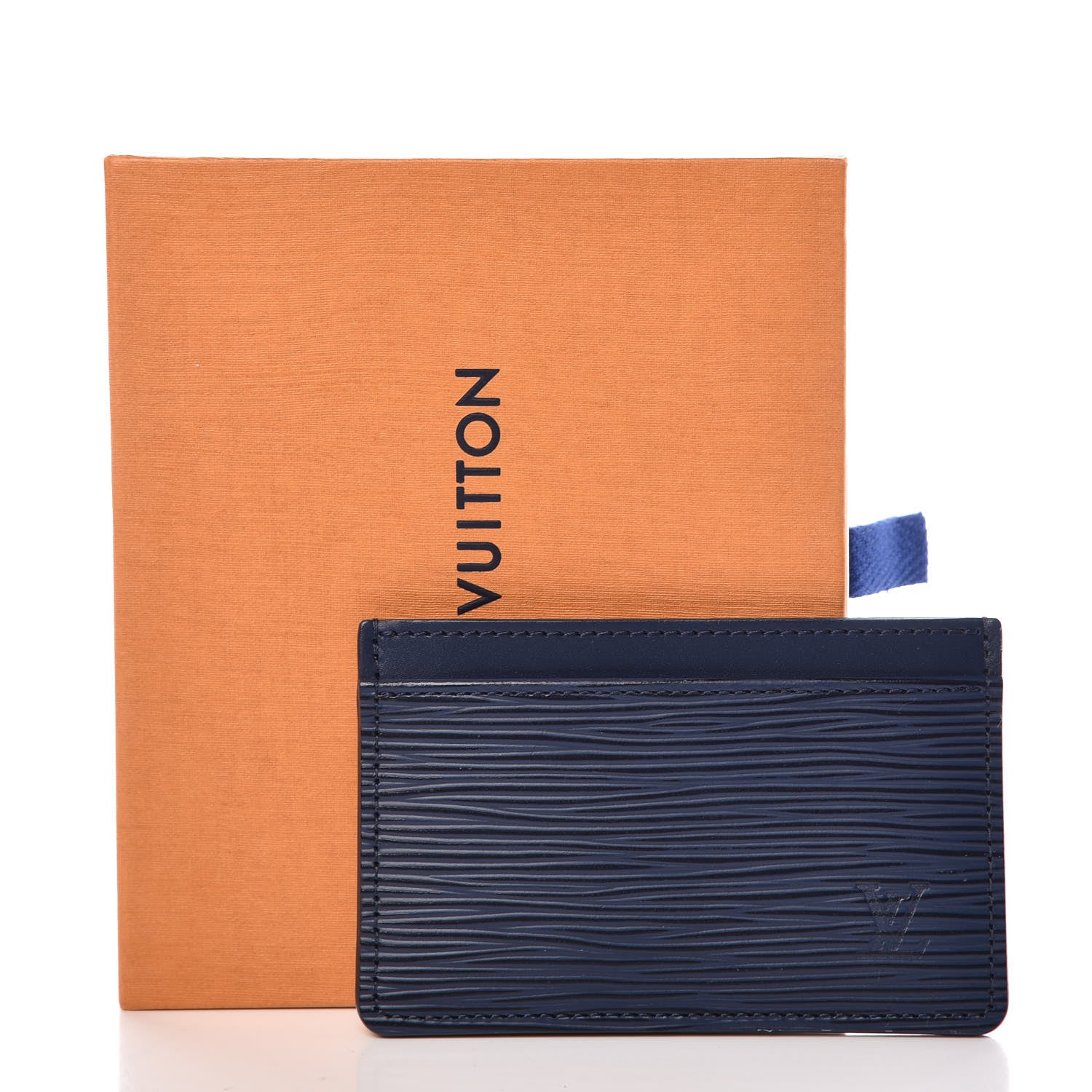 Louis Vuitton Epi Card Holder Indigo 8 of 8