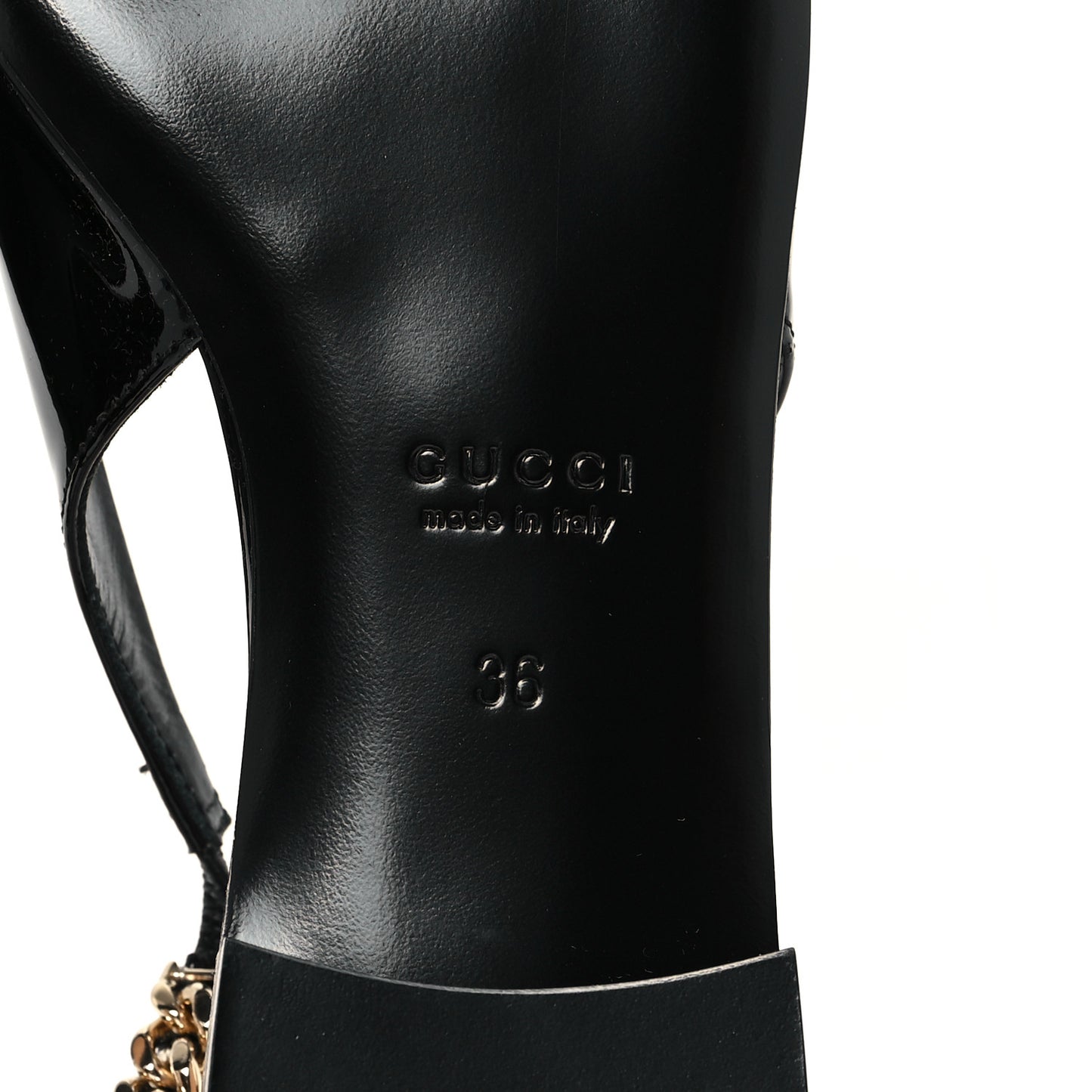 Patent Signoria Ballet Slingback Ballet Flat 36 Black