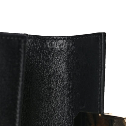 Gucci Satin Padlock Clutch Black 12 of 12