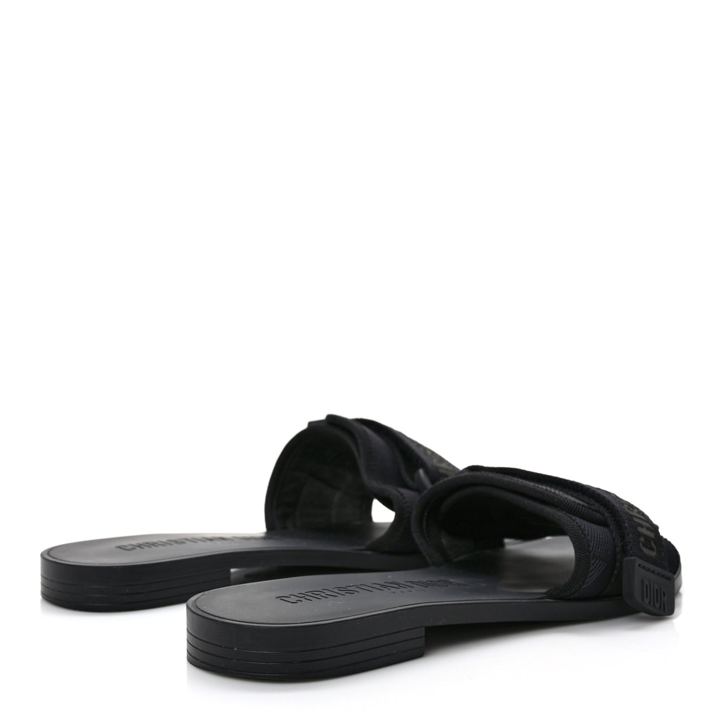 Technical Stretch Fabric Camouflage Dio(r)evolution Slide Sandals 39 Black Military