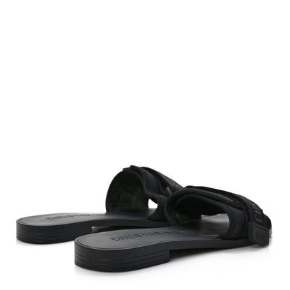 Christian Dior Technical Stretch Fabric Camouflage Dio(r)evolution Slide Sandals 39 Black Military 4 of 8