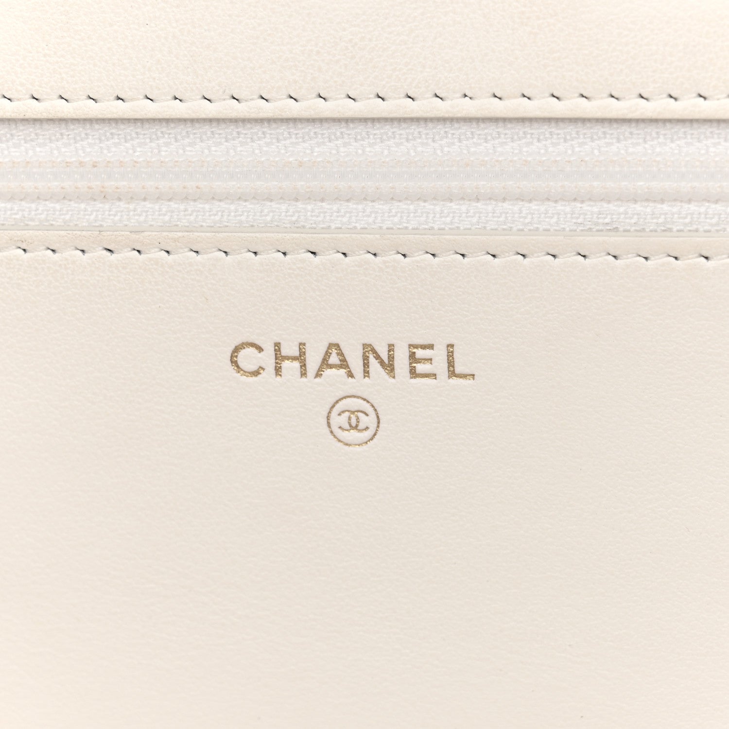 Chanel Caviar Quilted Boy Wallet On Chain WOC White 6 of 14