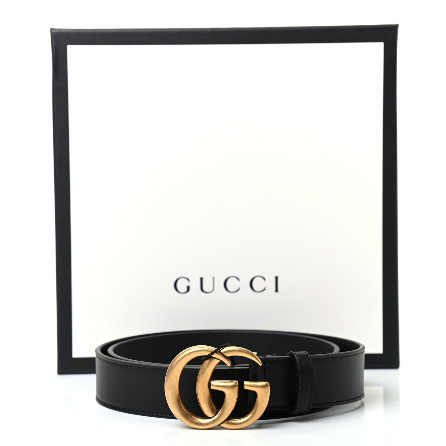 Calfskin Double G 30mm Belt 85 34 Black