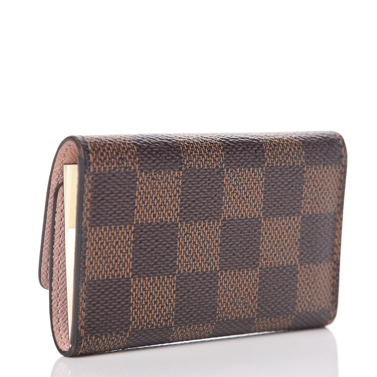 Damier Ebene Multicles 6 Key Holder Rose Ballerine
