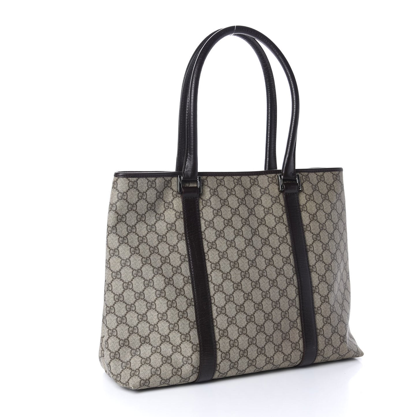 GG Plus Monogram Medium Joy Tote Brown