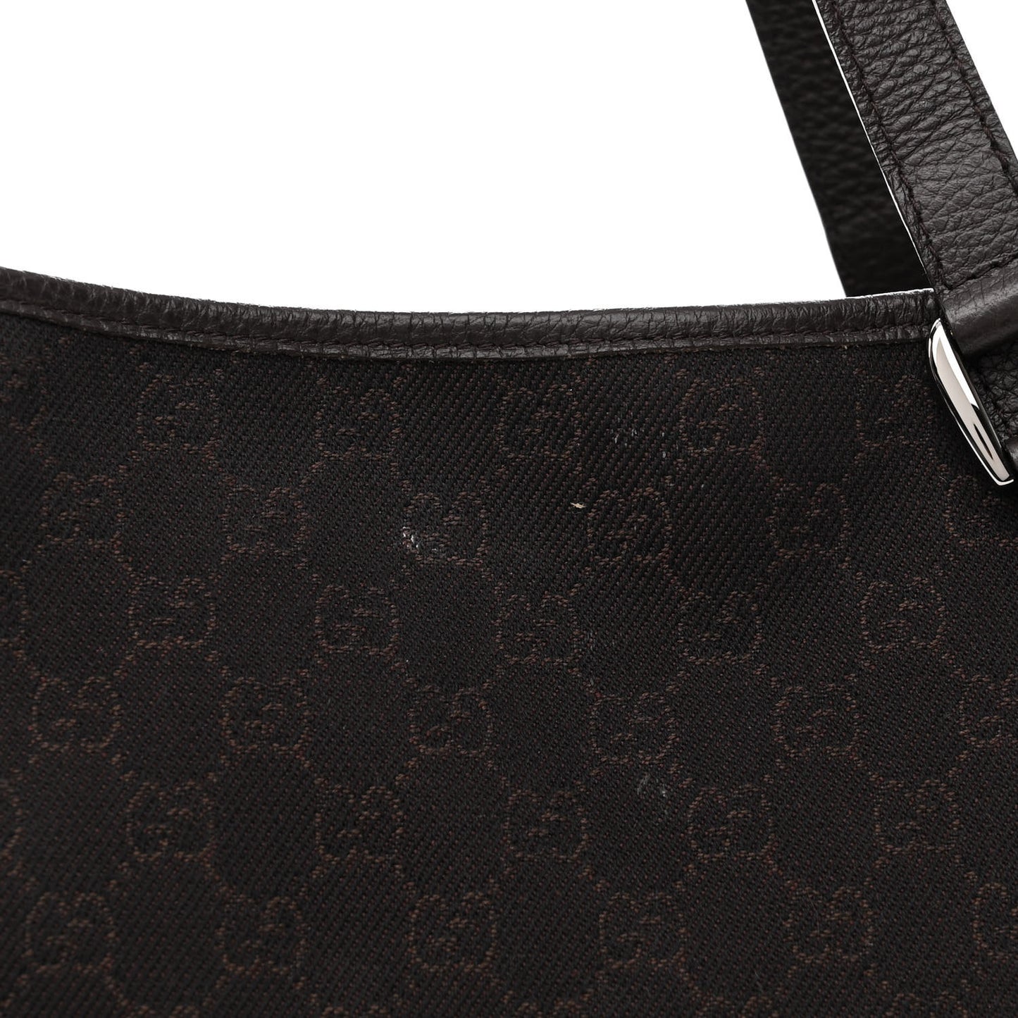 Monogram Medium Abbey Shoulder Bag Chocolate