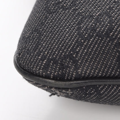 Gucci Monogram Flat Messenger Bag Black 9 of 9