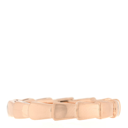 Bulgari 18K Rose Gold Serpenti Viper Band Ring 54 6.75 3 of 4
