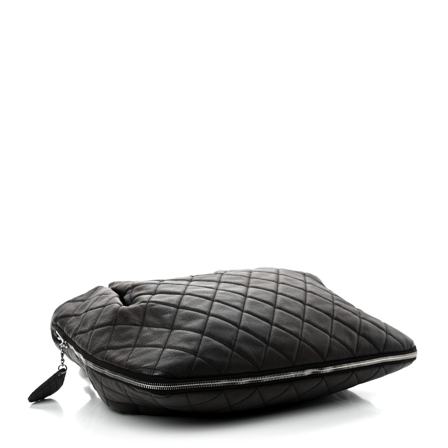 Chanel Quilted Soho Expandable Zip Shoulder Bag Black 4 of 10
