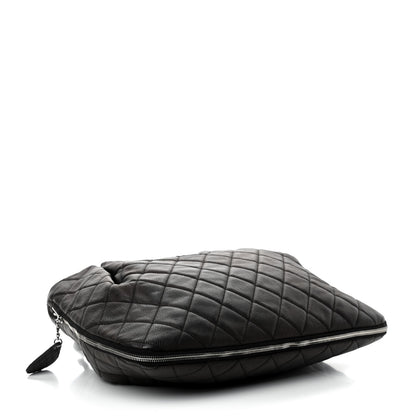 Chanel Quilted Soho Expandable Zip Shoulder Bag Black 4 of 10