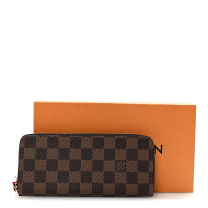 Louis Vuitton Damier Ebene Clemence Wallet Cherry 7 of 7