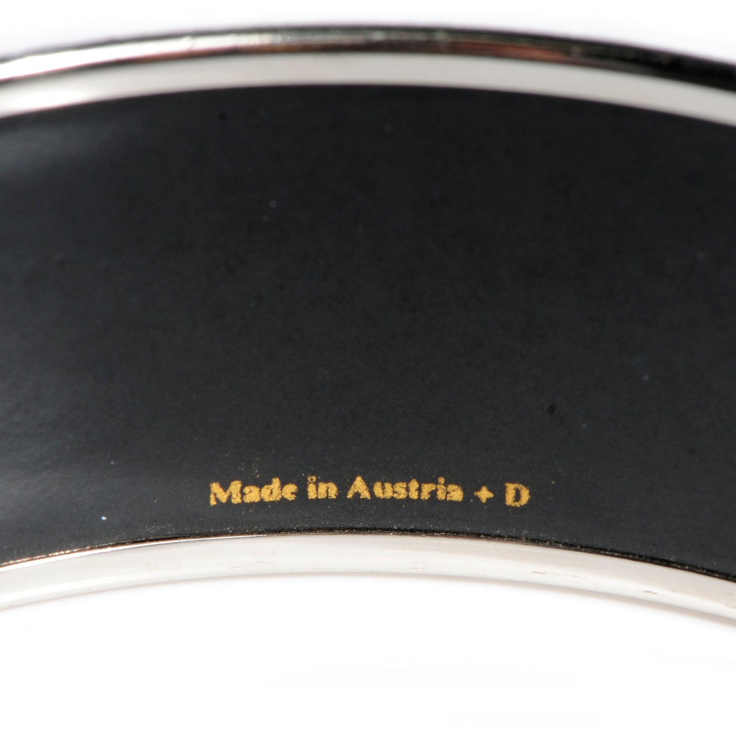 Enamel Printed Carillons D'Hiver Wide Bracelet 70 Purple