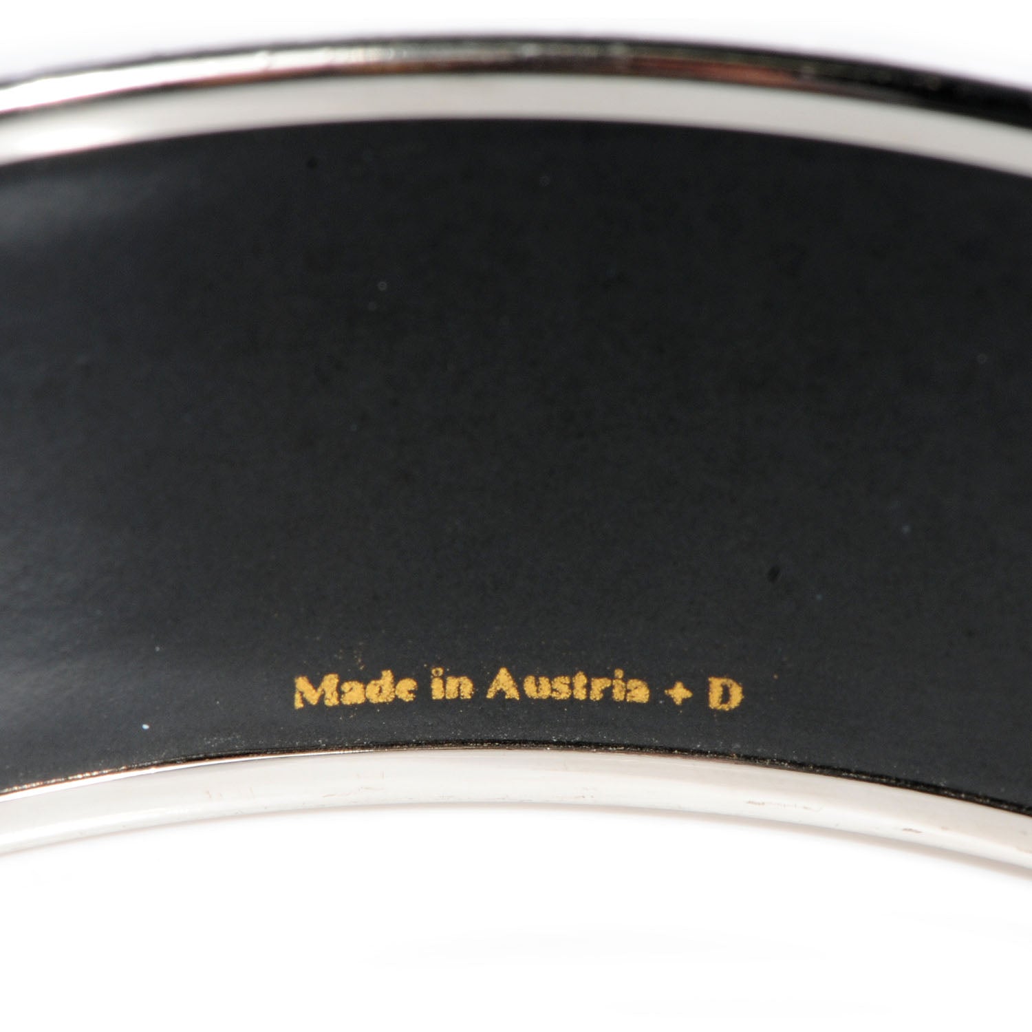 Hermes Enamel Printed Carillons D'Hiver Wide Bracelet 70 Purple 4 of 5