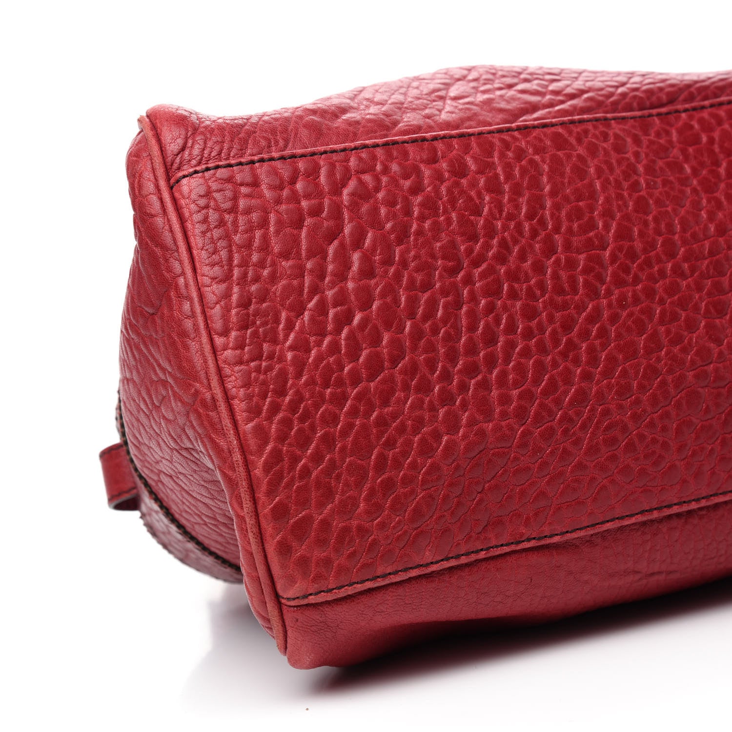 Fendi Crinkled Lambskin Large Bag De Jour Tote Red 6 of 10