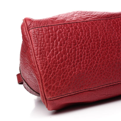 Fendi Crinkled Lambskin Large Bag De Jour Tote Red 6 of 10