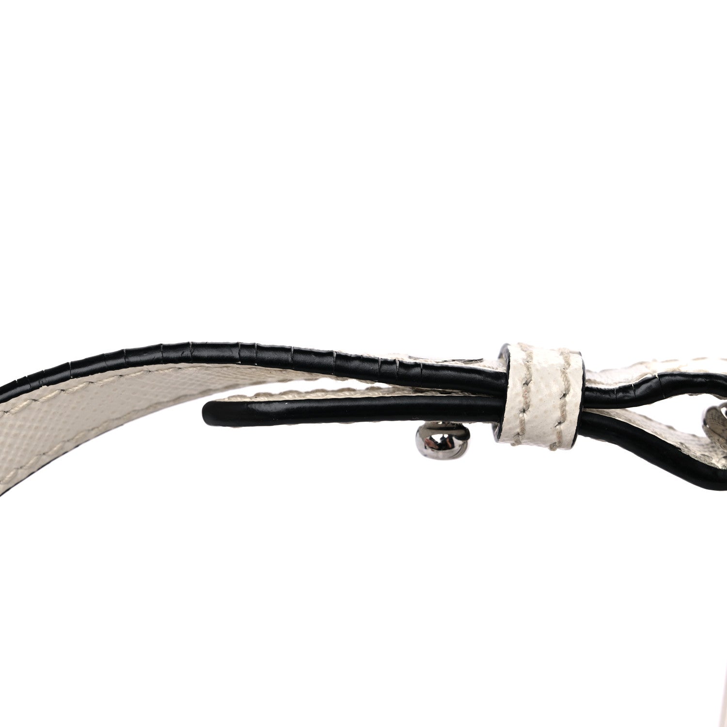 Prada Saffiano City Calfskin Light Frame Bag White 10 of 12