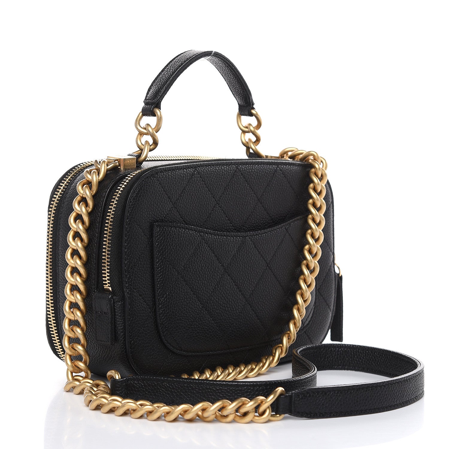 Chanel Caviar Quilted Small Camera Bag Black 3 of 10