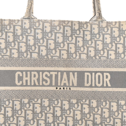 Christian Dior Oblique Medium Book Tote Grey 8 of 17