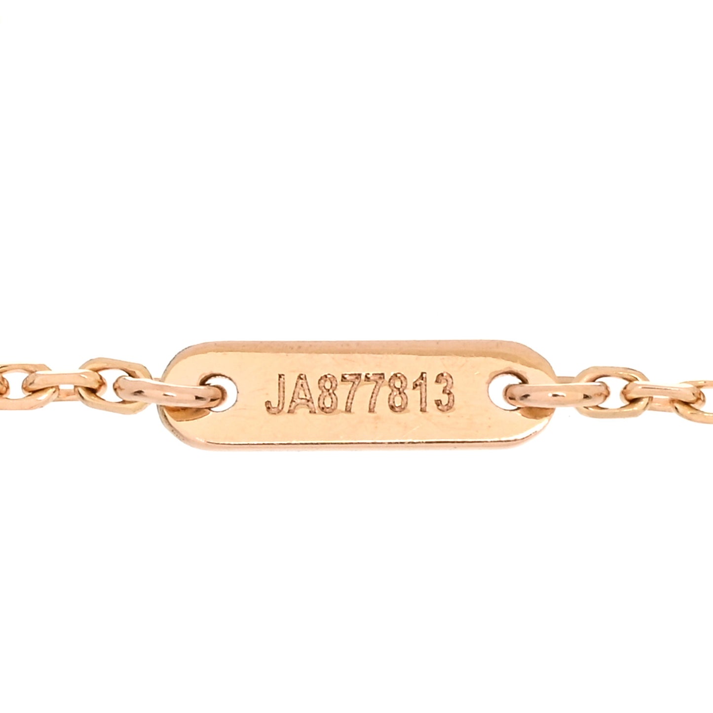 18K Rose Gold Carnelian Sweet Alhambra Bracelet