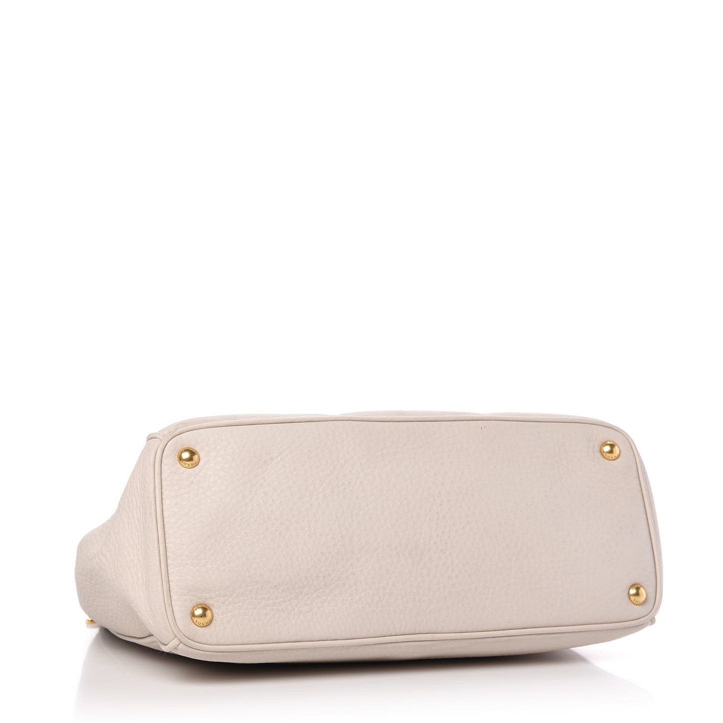 Vitello Daino Large Double Zip Tote Talco