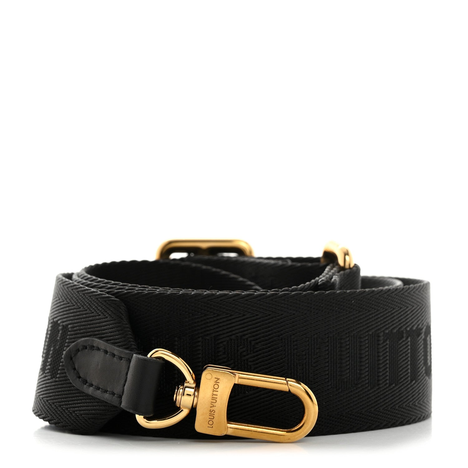 Louis Vuitton Nylon Petite Malle Souple Shoulder Strap Black 1 of 4