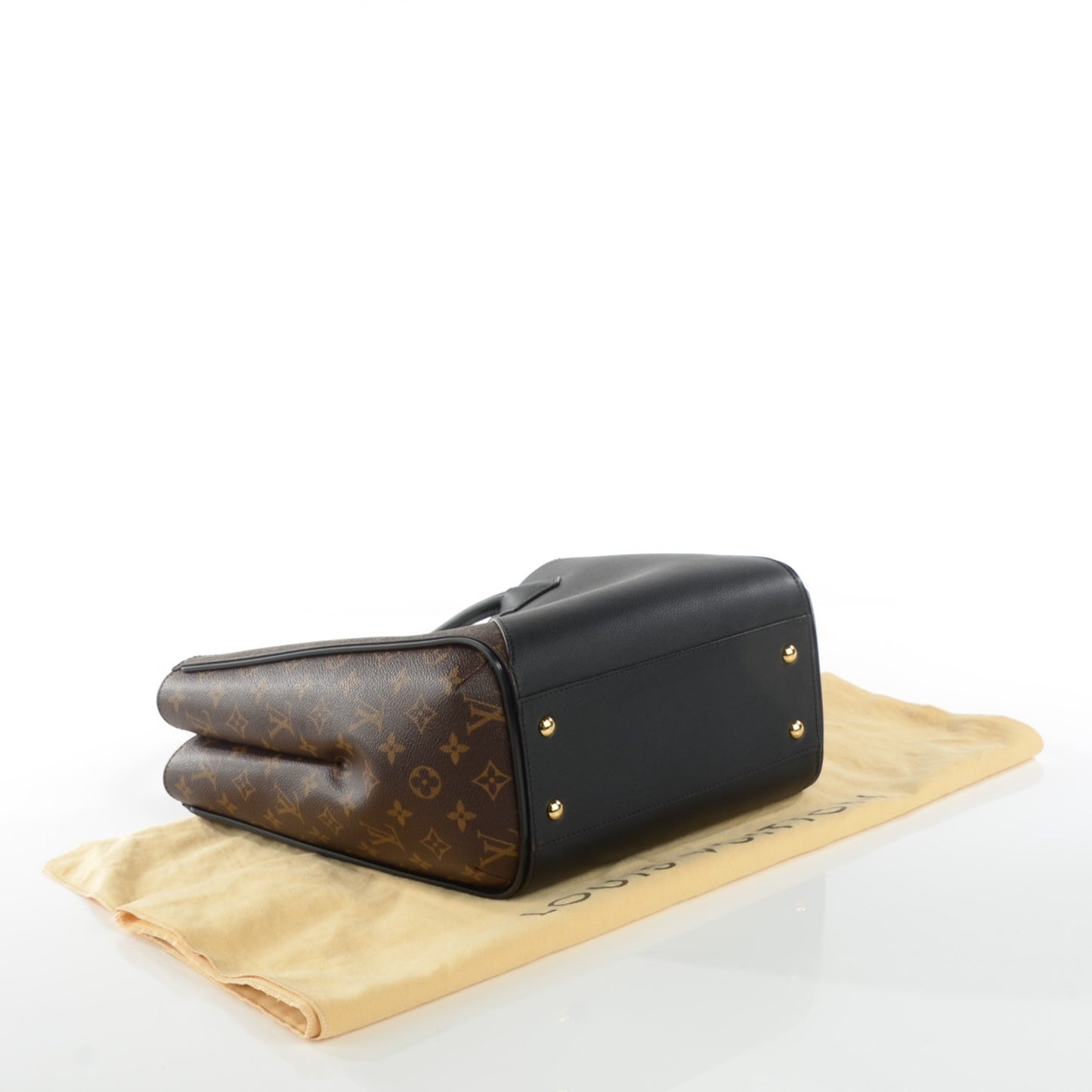 Calfskin Monogram Kimono Tote Black