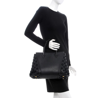 Louis Vuitton Veau Cachemire Tote W PM Black 2 of 8