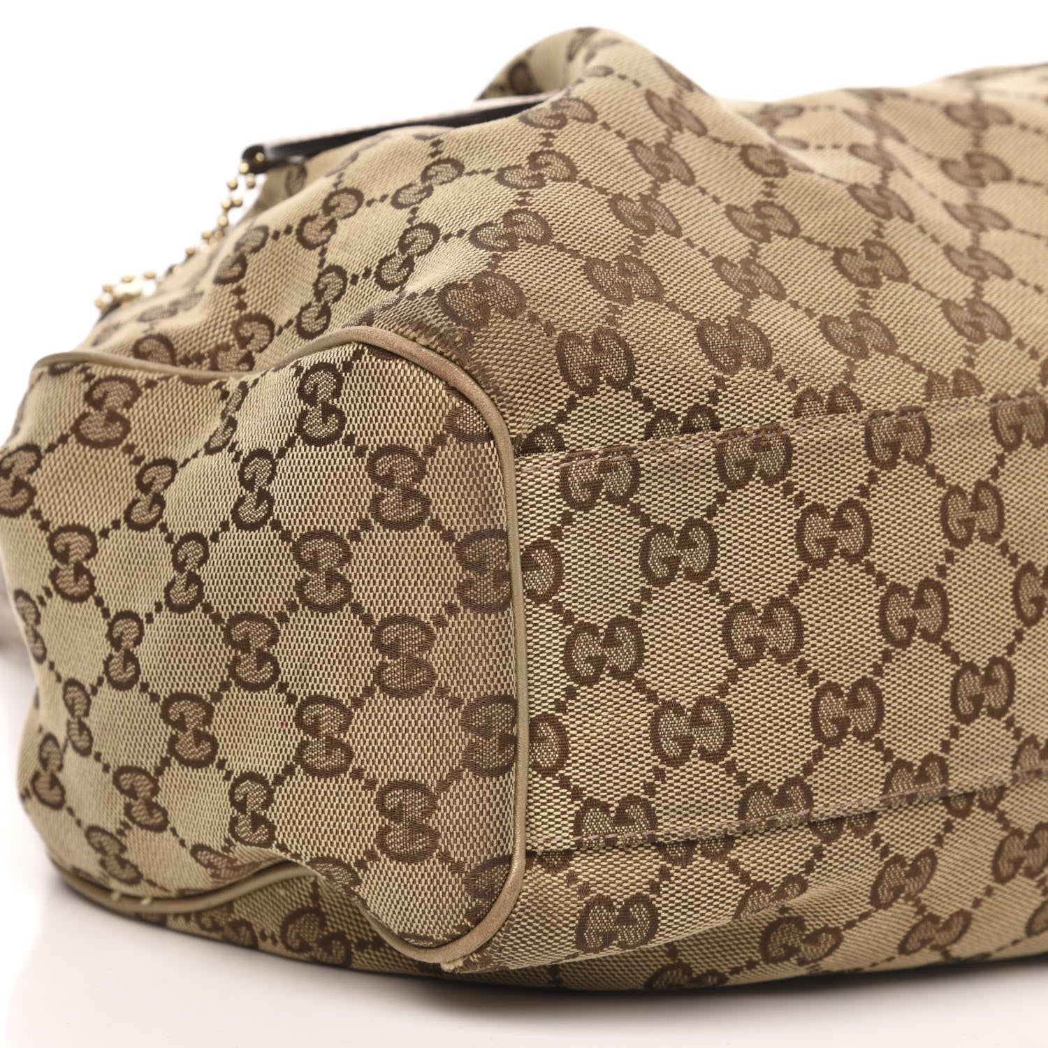 Gucci Monogram Medium Sukey Tote Champagne 9 of 14