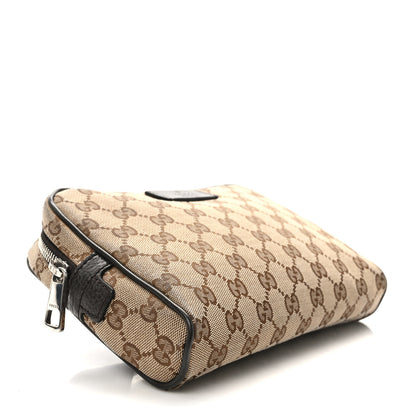 Gucci Monogram Dollar Calfskin Belt Bag Beige Ebony Testa di Moro Marrone Scuro 4 of 9