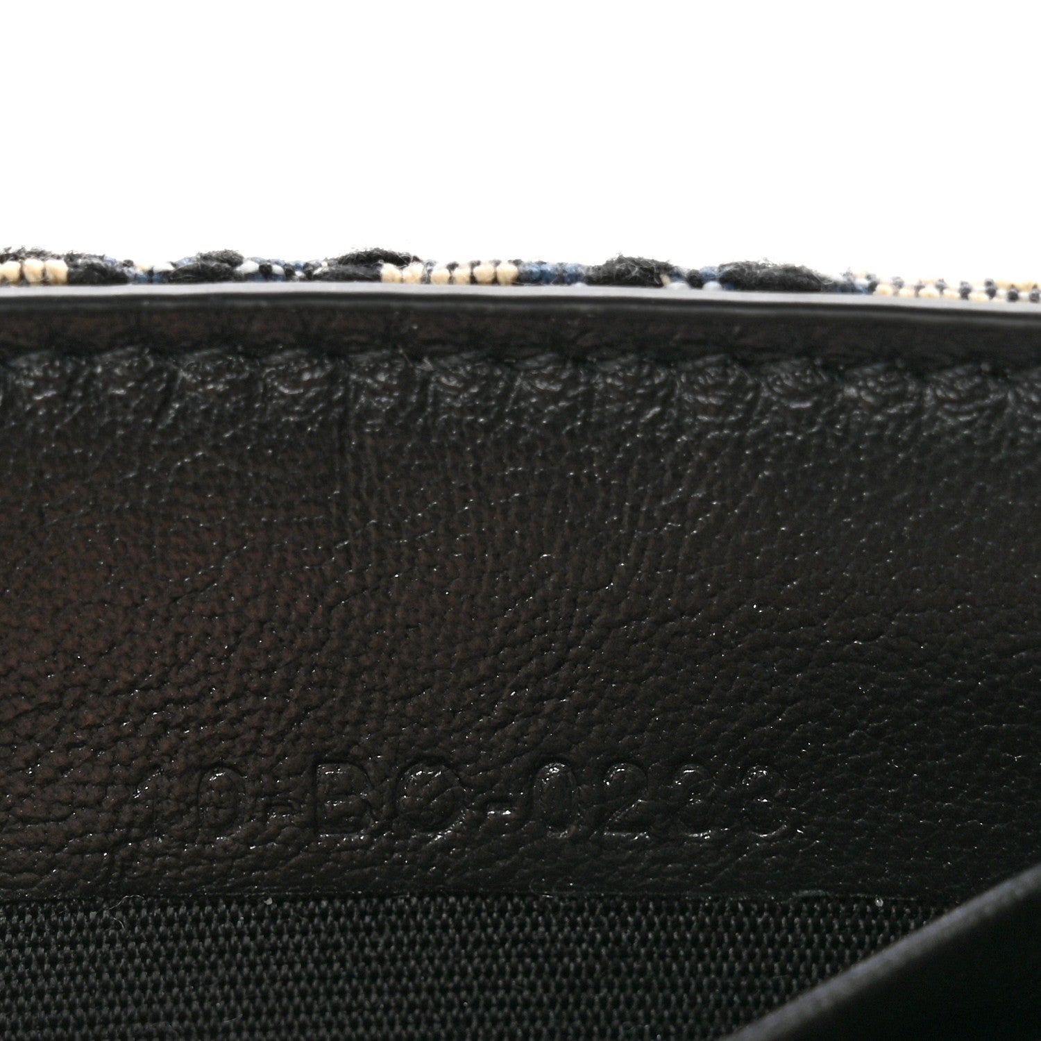 Christian Dior Oblique Bill Clip Wallet Beige Black 8 of 9